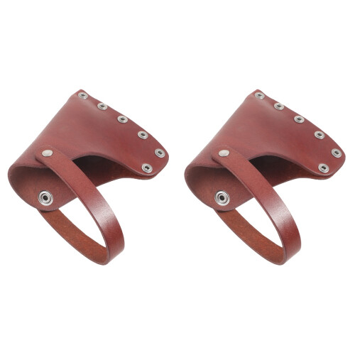 2Pcs Protective Covers Dark Red for Outdoor Use 2