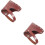 2Pcs Protective Covers Dark Red for Outdoor Use 7