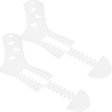 8Pcs Clear Acrylic Sock Blockers for Knitting Handcrafted Sock Display