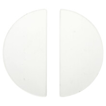 14Pcs Portable Glass Semicircular Convex Lenses Physics Teaching Tools