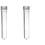 40Pcs Clear Plastic Test Tubes with Lids Durable for Liquid Storage 3