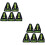 10Pcs Compact Level Tool Plastic Small Bubble Spirit Level for DIY Use 8