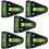10Pcs Compact Level Tool Plastic Small Bubble Spirit Level for DIY Use 2