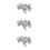3Pcs Multi Cute Resin Car Ornaments Portable Dashboard Decorations 11