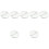 14Pcs Portable Glass Semicircular Convex Lenses Physics Teaching Tools 6