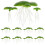 4Packs Plastic Duckweed Decor Green Artificial Floating Aquarium Plant 6