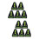 10Pcs Compact Level Tool Plastic Small Bubble Spirit Level for DIY Use 9