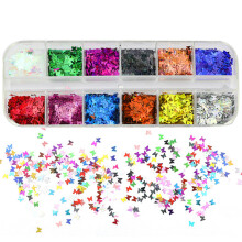 2 Dozen Oogmake-up Pailletten Manicure Glitter Poeders
