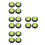 16Pcs Compact Acrylic Bubble Level Tool for Professional Measuring Use 8