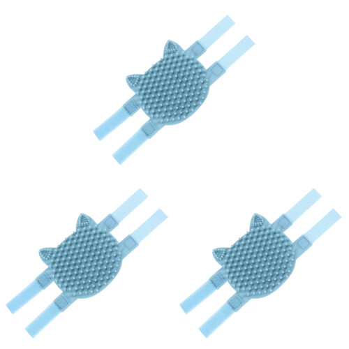 3Pièces Massage Silicone Coin Chat Marine Nettoyage Doux 1