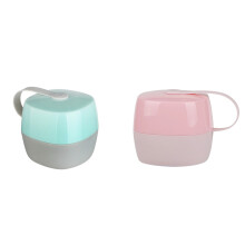 6Pcs PP Portable Pacifier Boxes Wide Mouth Storage for Clips Pacifiers