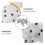 3Pcs Multi Cute Resin Car Ornaments Portable Dashboard Decorations 4