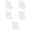 5Pcs Refillable Acrylic Bunny Feeder Convenient Rabbit Food Dispenser 9