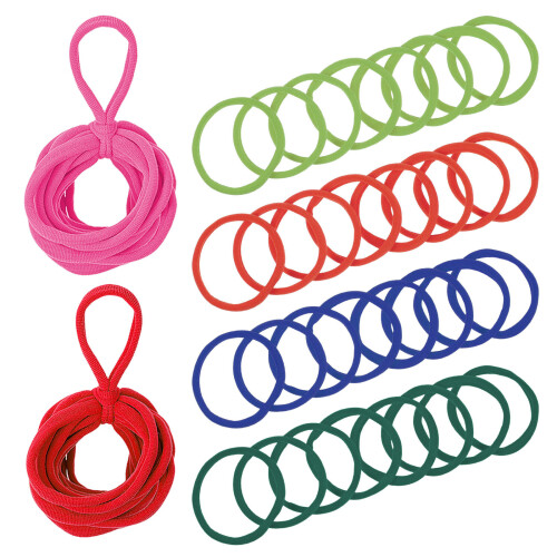 960 Pcs Elastic Braided Rope Child Acrylic Ring Set 2