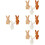 12Pcs Mini Bunny Stuffed Animals Assorted Playroom Decor 6