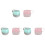 6Pcs PP Portable Pacifier Boxes Wide Mouth Storage for Clips Pacifiers 2