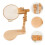 2Sets Durable Wood Embroidery Holder Adjustable Frame for Home DIY 9