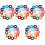960 Pcs Elastic Braided Rope Child Acrylic Ring Set 8