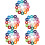 960 Pcs Elastic Braided Rope Child Acrylic Ring Set 11