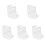 5Pcs Refillable Acrylic Bunny Feeder Convenient Rabbit Food Dispenser 4
