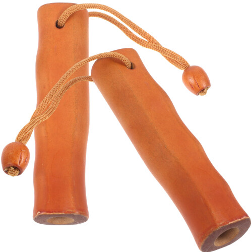 10Pcs Light Brown Plastic Replacement Handle for Folding Umbrellas 2