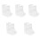 5Pcs Refillable Acrylic Bunny Feeder Convenient Rabbit Food Dispenser 5