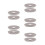 10Pcs Durable Grey Silicone Car Wiper Hole Protector Easy 7