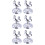 18Pcs Silver fork Menu Holder Stainless Steel Restaurant Stand 6