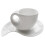 3Sets Classic White Ceramic Coffee and Tea Cups with Saucers Gift Set 1