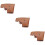 3Pcs Thick Protector Case Brown for Hiking and Camping 9