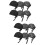 12Pcs Cotton Chef Hats Unisex Adjustable Kitchen Work Caps 6