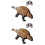 2Sets Electric Simulation Dinosaur Toy Coffee for Home Office Decor 5