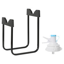 4Sets Black Water Bottle Holder Iron Frame Stable Water Bucket Rack