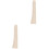 2Pcs Beige Wooden Handle Replacement Sturdy Non-Slip Grip 5