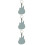 3Pcs Sky-Blue Guitar Pick Holder Keyring Portable Storage Case 8