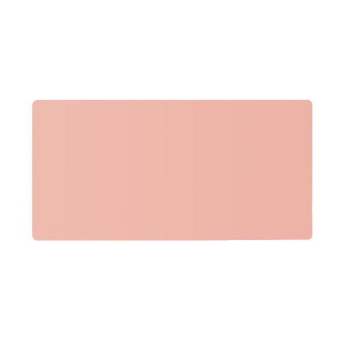 2Pcs Pink Desk Mat PU Mouse Mat Non-Slip Computer Keyboard Pad
