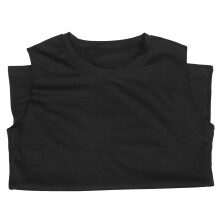 2St Zwart Polyester Sportvest Ademend Comfortabel Training