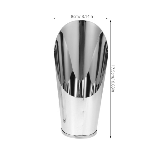 9Pcs Silver Soil Cups Mirror Polished Garden Tools for Plants 1