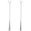 2Pcs Stainless Steel Roasting Meat Hooks Bbq Kitchen Gadget Silver 2