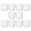 10Pcs Transparent Square Biscuit Boxes Plastic Storage 1