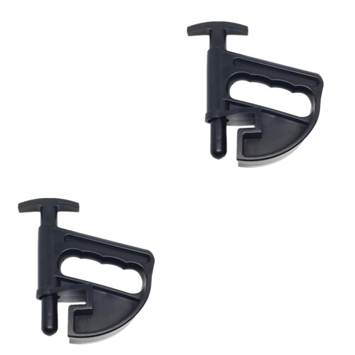 2Pcs Car Tire Hub Changer Black Durable Tool for Wheel Mounting 2