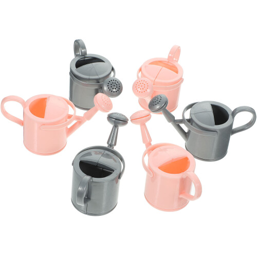 18Pcs Plastic Mini House Watering Can Small Decor Assorted Colors 1