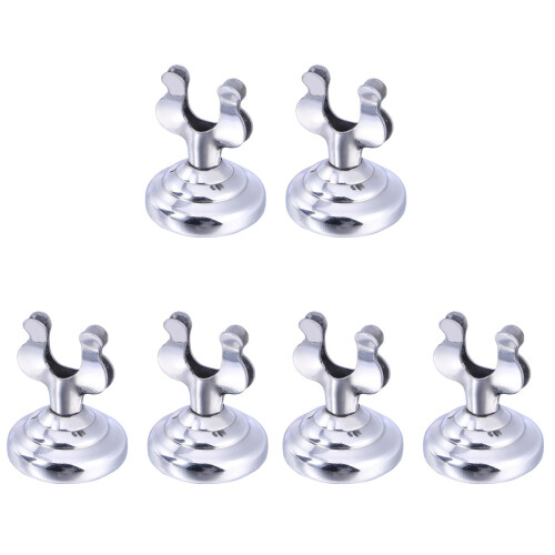 18Pcs Silver fork Menu Holder Stainless Steel Restaurant Stand 1