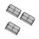 3Pcs Black Pc Waterproof Socket Cover Dual 86 Type Angled Outdoor Use 5