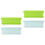 4Sets Durable Plastic Vegetable Growing Pots Rectangular Home Planters 3