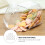 10Pcs Transparent Square Biscuit Boxes Plastic Storage 6