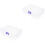 2Pcs Lightweight Poker Chip Carrying Case Clear Multi-Compartment Box 5