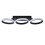 Living And Home Modern LED Three-Ring Ceiling Light 2