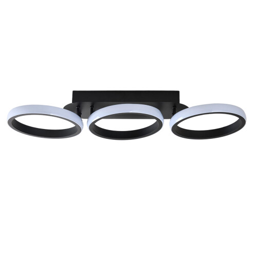 Living And Home Modern LED Three-Ring Ceiling Light 1