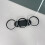 Living And Home Modern LED Three-Ring Ceiling Light 5